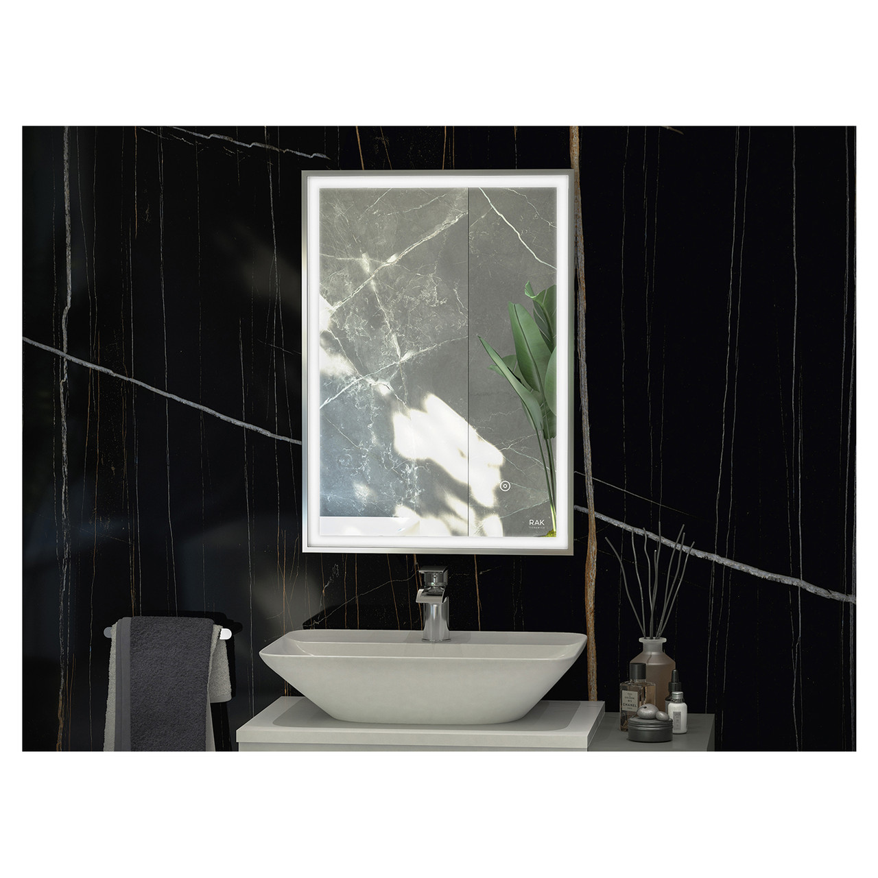 RAK Ceramics Picture Square Illuminated LED Mirror