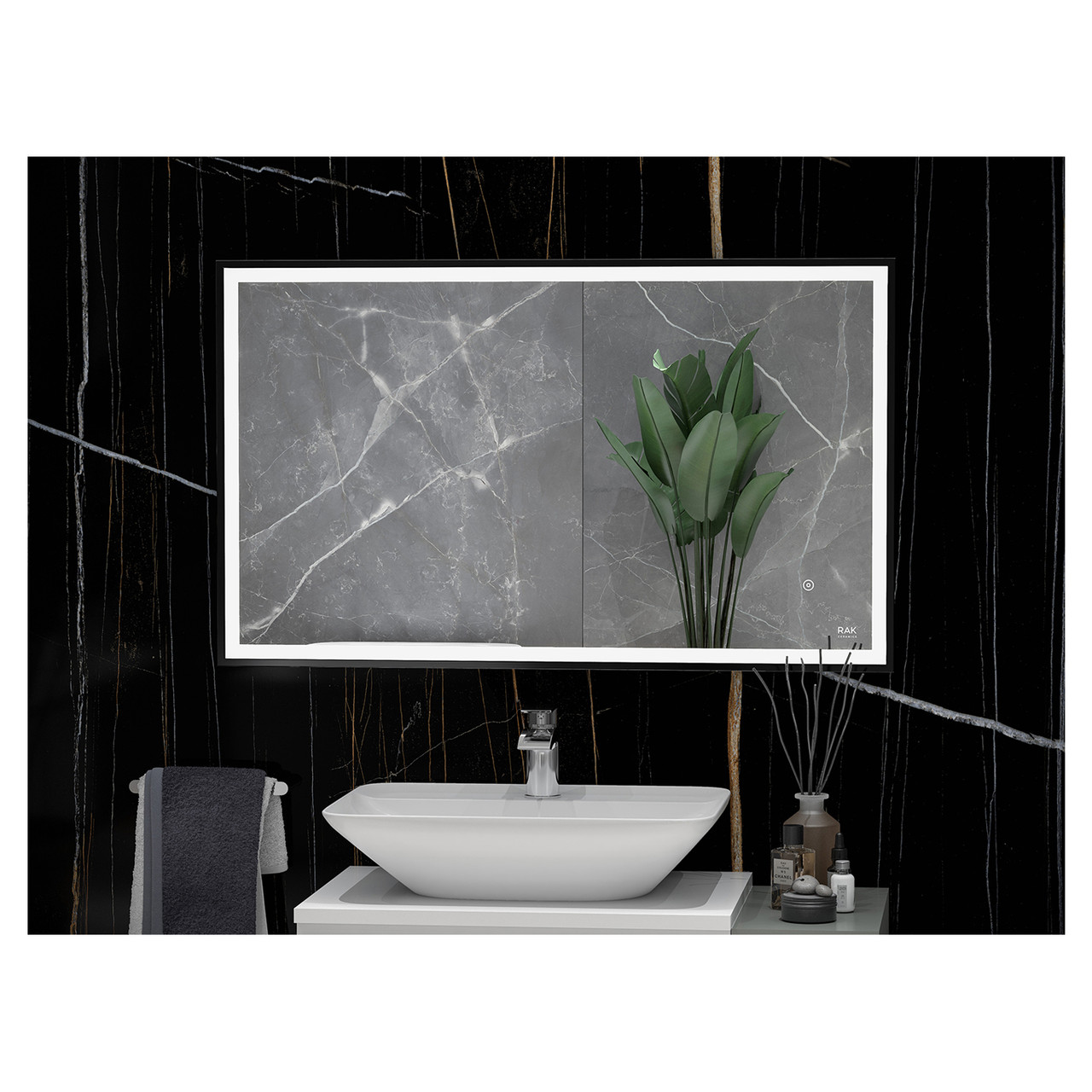 RAK Ceramics Picture Square Illuminated LED Mirror