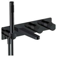 RAK Ceramics Amalfi Horizontal Concealed Thermostatic Dual Control Shower Valve with Handset and Bath Spout, alternate view 2