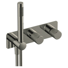 RAK Ceramics Amalfi Horizontal Concealed Thermostatic Dual Control Shower Valve with Handset, alternate view 2