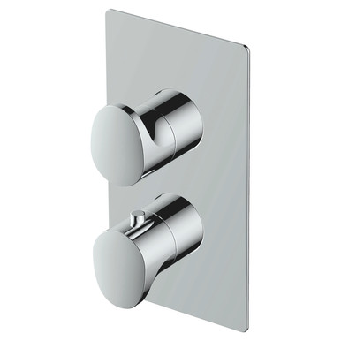 RAK Ceramics Concealed 2 Handle Thermostatic Single Control Shower Valve, alternate view 3