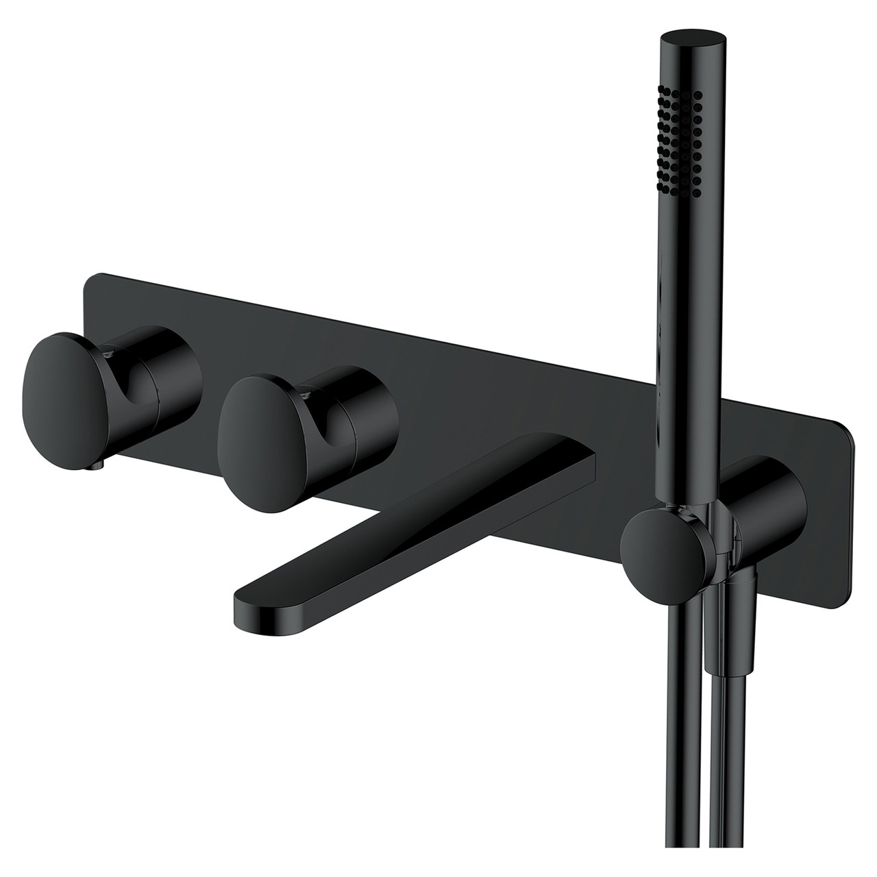 RAK Ceramics Horizontal Concealed Thermostatic Dual Control Shower Valve with Handset and Bath Spout