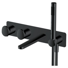 RAK Ceramics Horizontal Concealed Thermostatic Dual Control Shower Valve with Handset and Bath Spout, alternate view 2