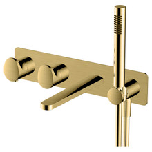 RAK Ceramics Horizontal Concealed Thermostatic Dual Control Shower Valve with Handset and Bath Spout, alternate view 2