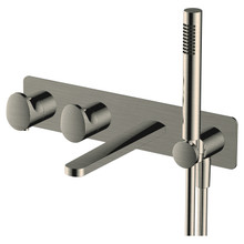 RAK Ceramics Horizontal Concealed Thermostatic Dual Control Shower Valve with Handset and Bath Spout, alternate view 2