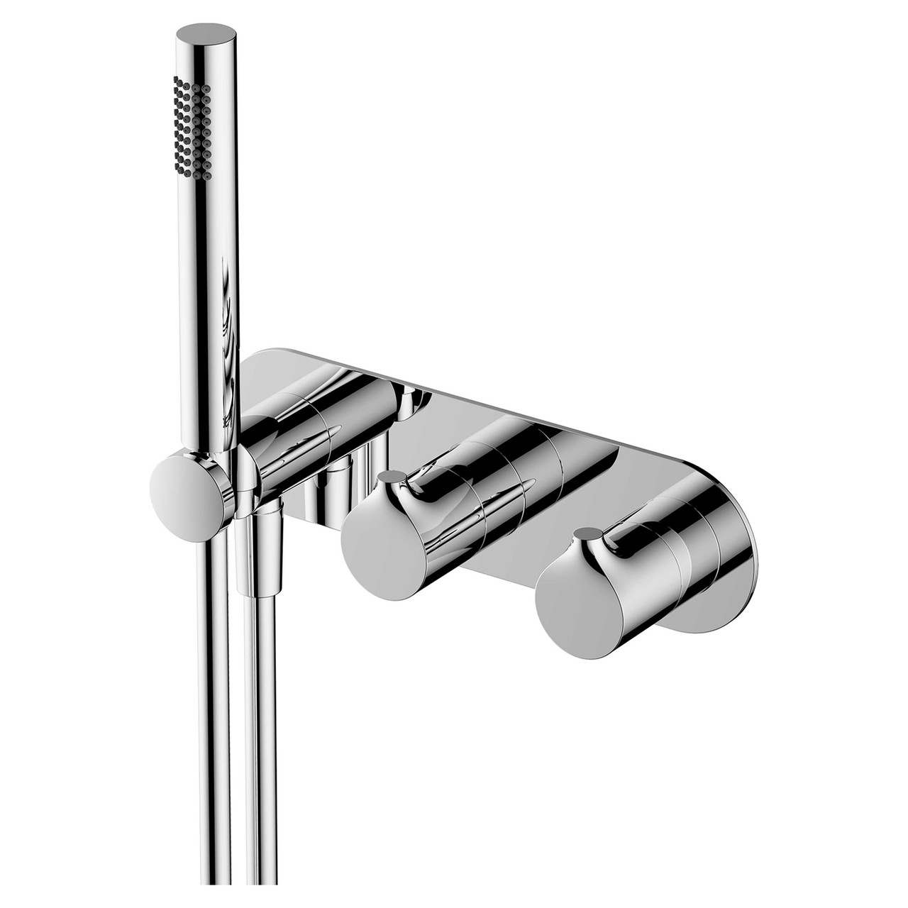 RAK Ceramics Sorrento Horizontal Concealed Thermostatic Dual Control Shower Valve with Handset