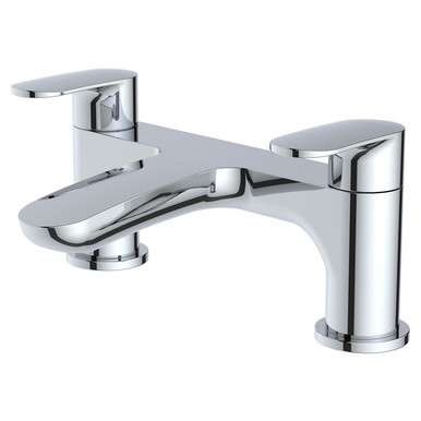 Rak Ceramics Chrome Mercury Deck Mounted Bath Filler Tap | | Brass | 280Mm X 355Mm X 545Mm