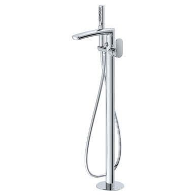 RAK Ceramics Mercury Floor Standing Bath Shower Mixer Tap, alternate view 3