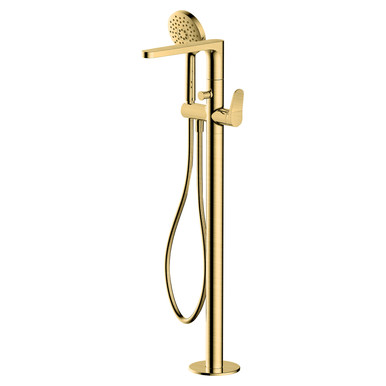 RAK Ceramics Petit Round Floorstanding Bath Shower Mixer Tap, alternate view 3