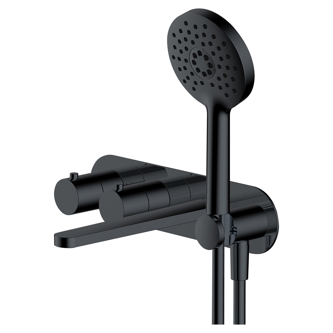 RAK Ceramics Petit Round Wall Mounted Concealed Thermostatic Bath Shower Mixer Tap