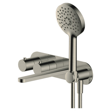 RAK Ceramics Petit Round Wall Mounted Concealed Thermostatic Bath Shower Mixer Tap, alternate view 3