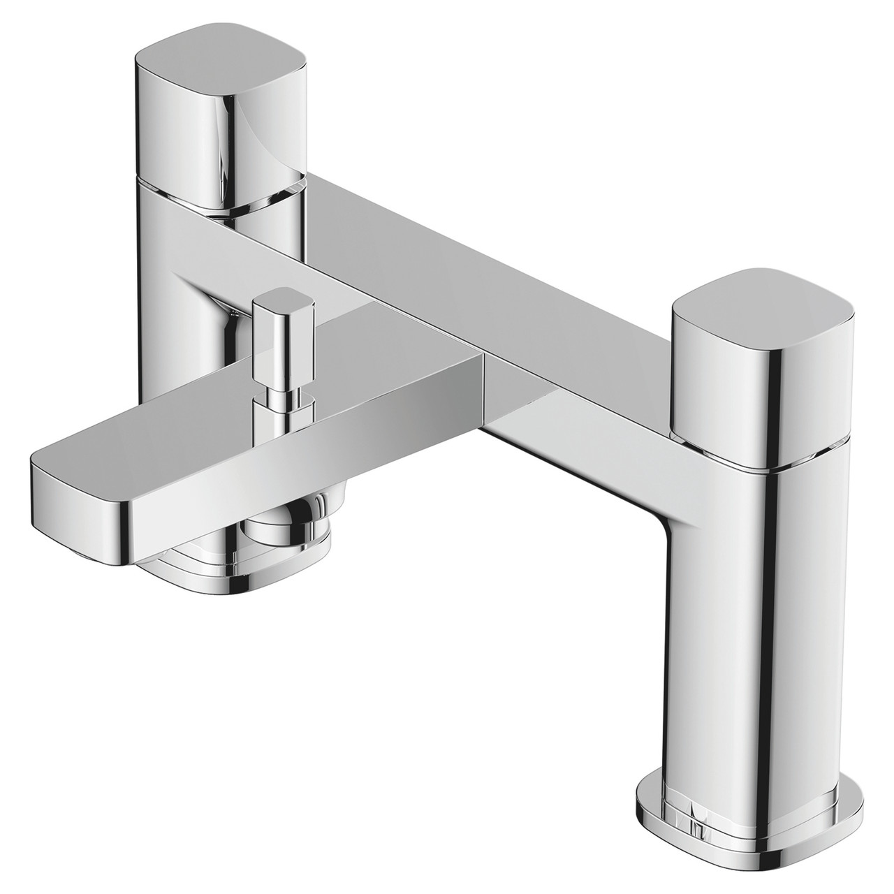 RAK Ceramics Petit Square Deck Mounted Bath Shower Mixer Tap