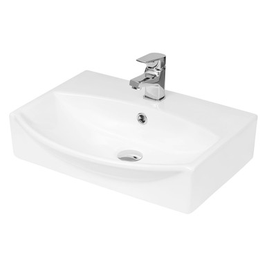 Hudson Reed White Wall Hung Basin | | Ceramic | 500Mm