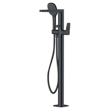 RAK Ceramics Petit Square Floorstanding Bath Shower Mixer Tap, alternate view 3