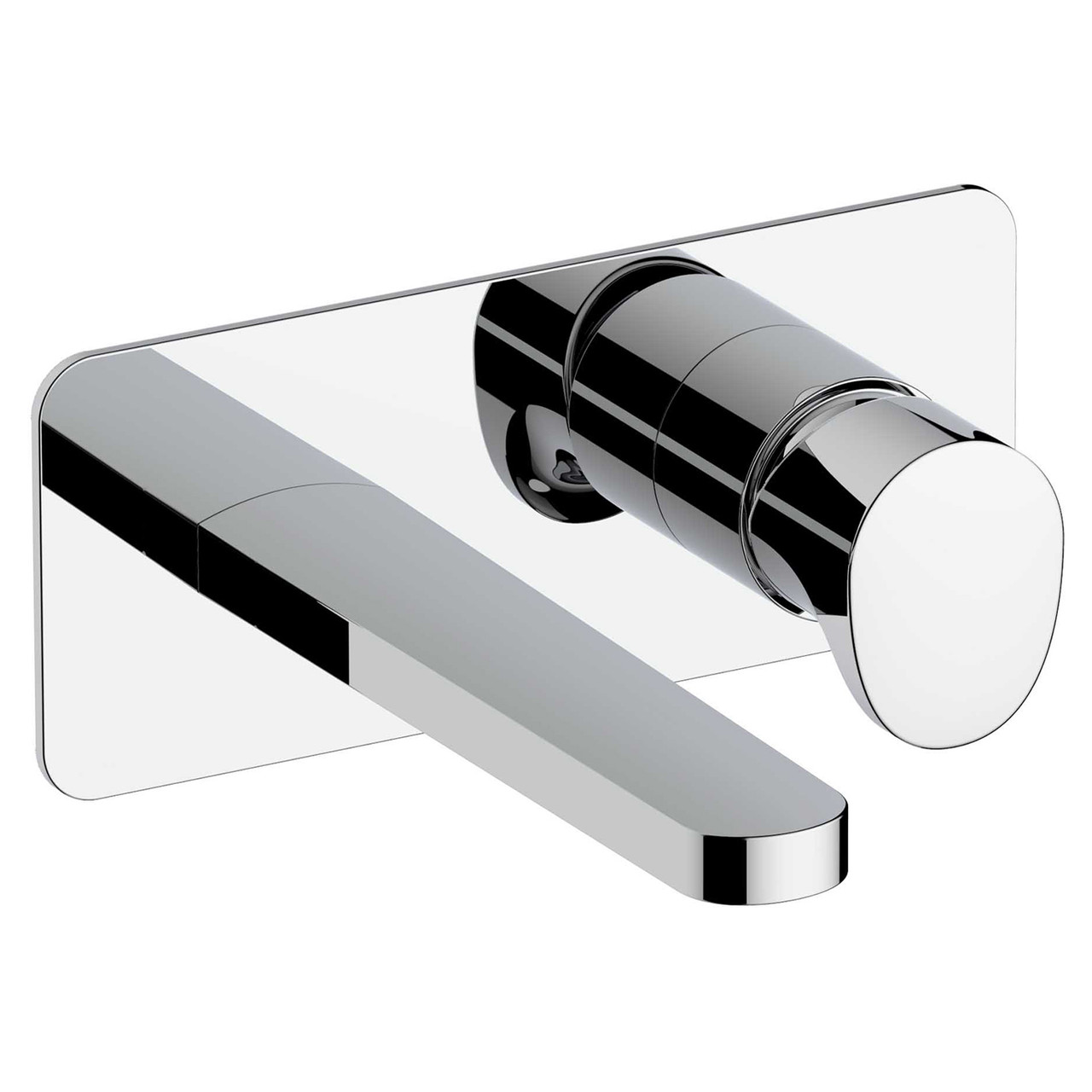 RAK Ceramics Positano Wall Mounted Basin Mixer Tap with Back Plate