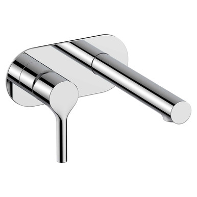 RAK Ceramics Sorrento Wall Mounted Basin Mixer Tap with Back Plate, alternate view 3