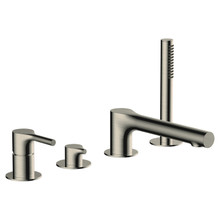 RAK Ceramics Sorrento Deck Mounted 4 Tap Hole Bath Shower Mixer Tap, alternate view 2