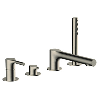 RAK Ceramics Sorrento Deck Mounted 4 Tap Hole Bath Shower Mixer Tap, alternate view 3