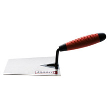 Tileasy Bucket Trowel with Carbon Steel Blade and Soft Grip Handle, alternate view 2