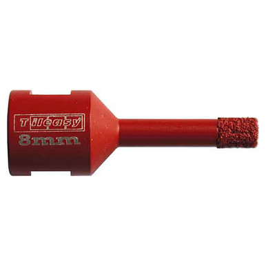 Tileasy Red Angle Grinder Dry Diamond Drill Bit | | 8Mm