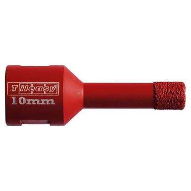 Tileasy Red Angle Grinder Dry Diamond Drill Bit | | 10Mm