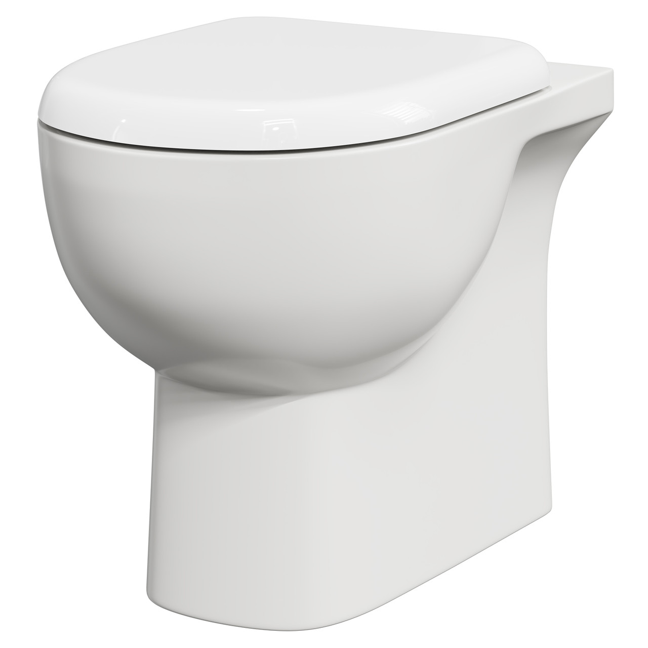 RAK Ceramics Tonique Back to Wall Toilet Pan with Soft Close Seat
