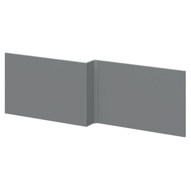Wholesale Domestic Satin Grey Mdf L Shaped Front Bath Panel | | 1700Mm