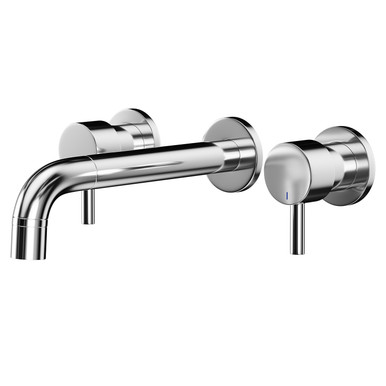 Wholesale Domestic Chrome Colore Round Polished Wall Mounted 3 Tap Hole Bath Filler Tap | | Brass | 202Mm X 100Mm X 250Mm