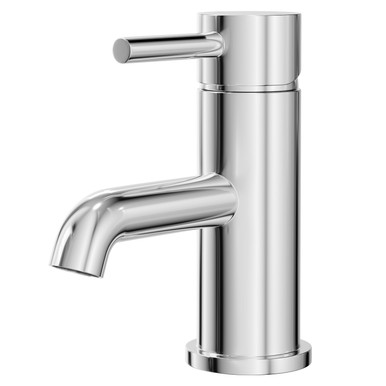 Colore Chrome Round Polished Mono Basin Mixer Tap | | Brass | 54Mm X 148Mm X 140Mm