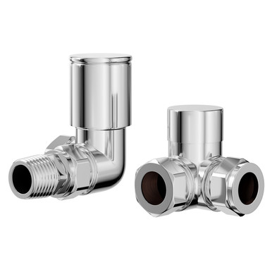 Wholesale Domestic Chrome Dias Round Corner Radiator Valves | | Brass | 67Mm X 68Mm X 44Mm