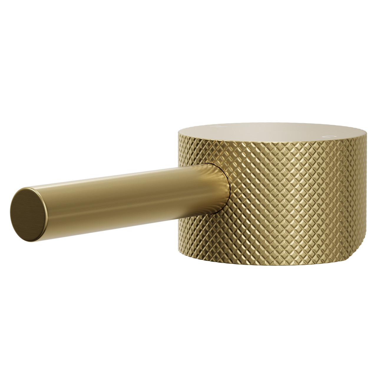 Colore Industrial Style Mini Mono Basin Mixer Fully Knurled Tap Head
