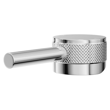 Colore Chrome Polished Industrial Style Mini Mono Basin Mixer Half Knurled Tap Head | | Brass | 43Mm X 27Mm X 97Mm