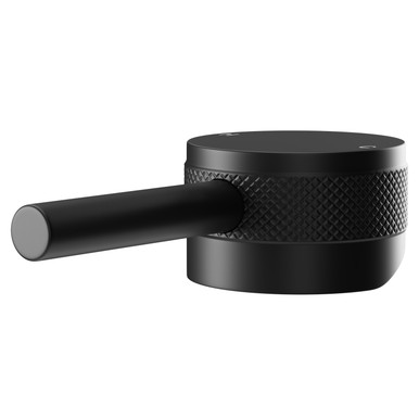 Colore Matt Black Industrial Style High Rise Basin Mixer And Freestanding Mixer Half Knurled Tap Head | | Brass | 49Mm X 30Mm X 103Mm
