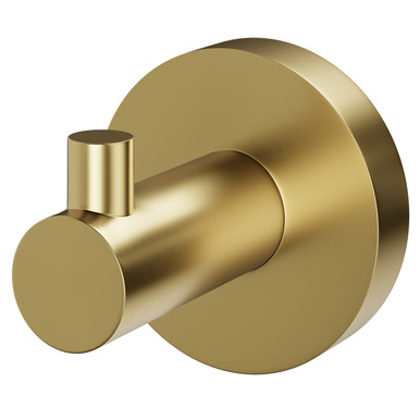 Wholesale Domestic Brushed Brass Colore Orbit Wall Mounted Robe Hook | | 55Mm X 55Mm X 60Mm