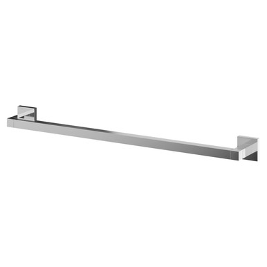 Colore Chrome Vector Polished Wall Mounted Single Towel Rail | | Mild Steel | 600Mm