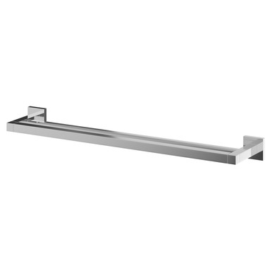 Colore Chrome Vector Polished Wall Mounted Double Towel Rail | | Mild Steel | 600Mm
