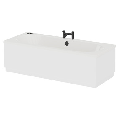 Wholesale Domestic White Metropole 6 Jet Matt Black V-Tec Double Ended Whirlpool Bath | | Acrylic | 1700Mm X 700Mm