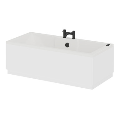 Legend Baths White Legend Right Hand 6 Jet Matt Black V-Tec Single Ended Whirlpool Bath | | Acrylic | 1500Mm X 700Mm
