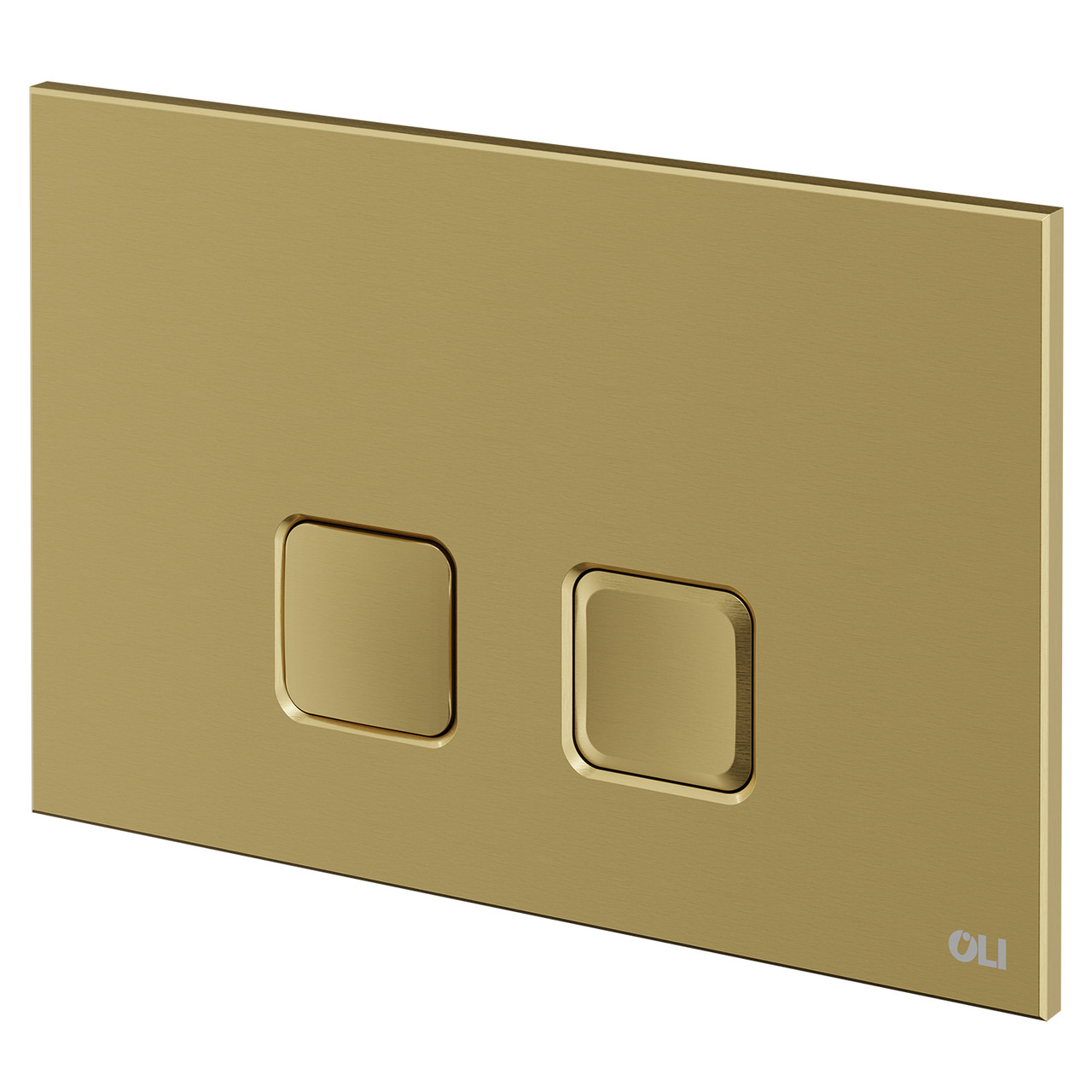 OLI Basal Soft Touch Flush Plate with Square Push Buttons