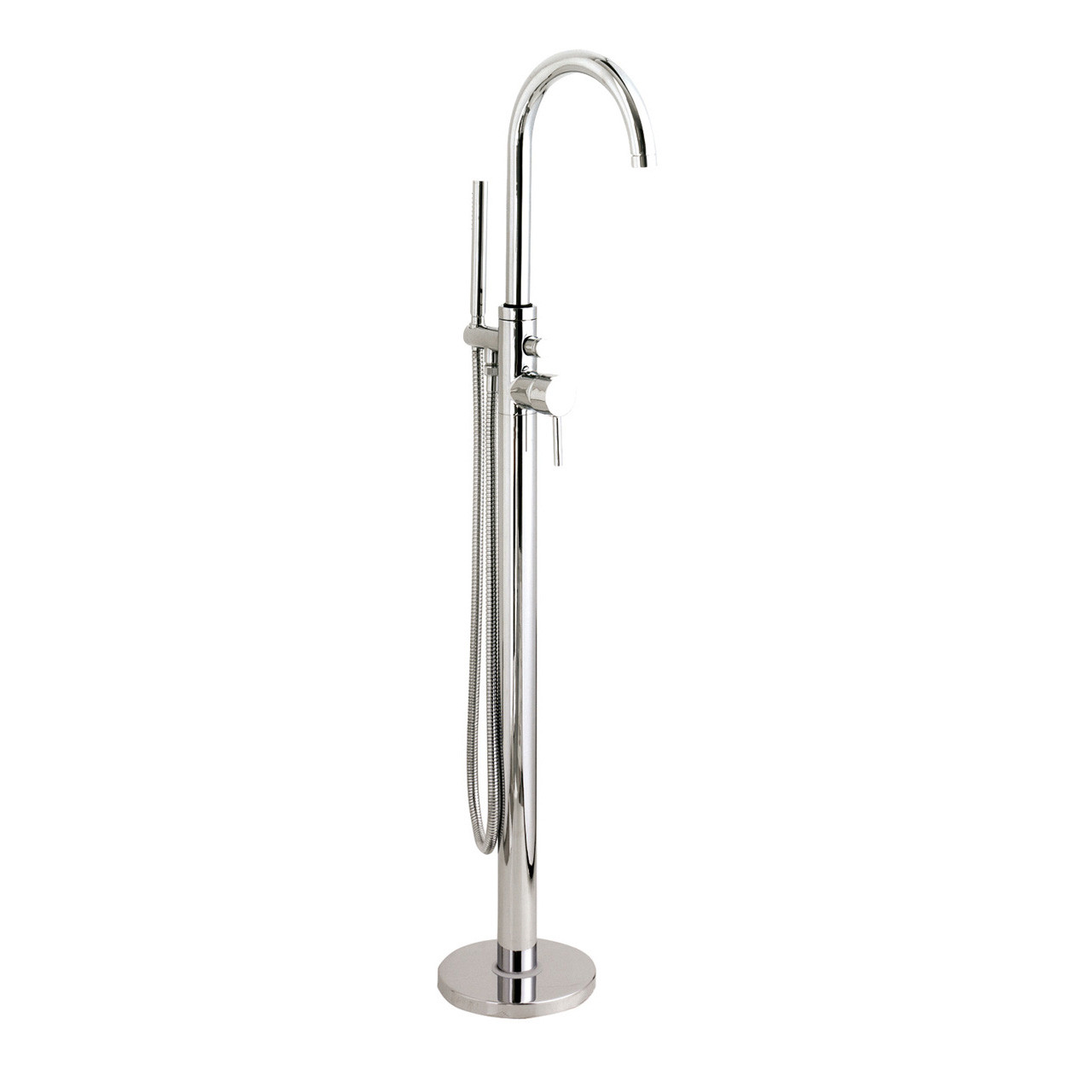 Hudson Reed Tec Lever Floor Standing Mono Bath and Shower Mixer Tap