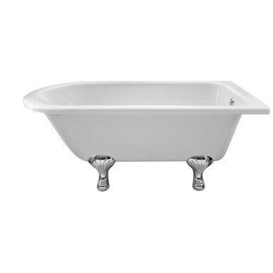 Old London Winterburn Single Ended Freestanding Shower Bath with Corbel Legs, alternate view 3