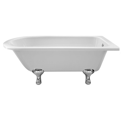 Old London Winterburn Single Ended Freestanding Shower Bath with Corbel Legs, alternate view 3