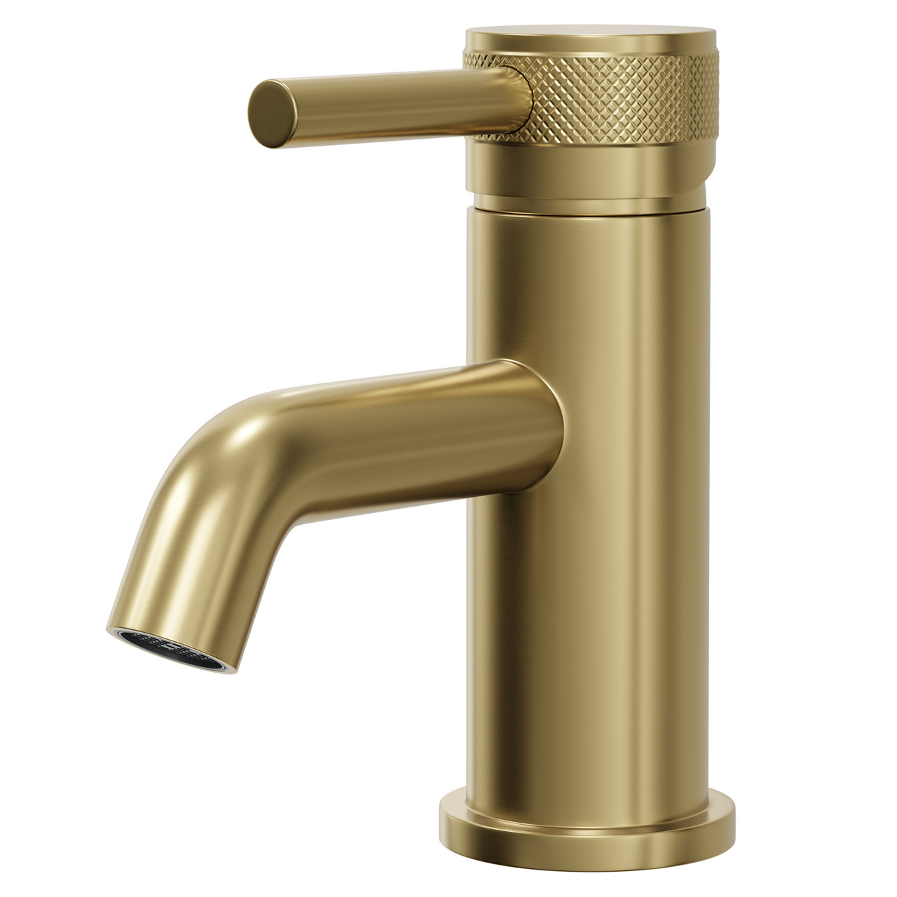 Colore Round Mini Mono Basin Mixer with Half Knurled Tap Head