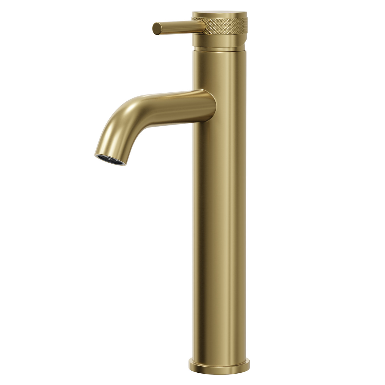 Colore Round High Rise Mono Mixer with Half Knurled Tap Head