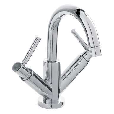 Hudson Reed Chrome Tec Lever Mono Basin Mixer Tap And Waste | | Brass | 260Mm X 217Mm