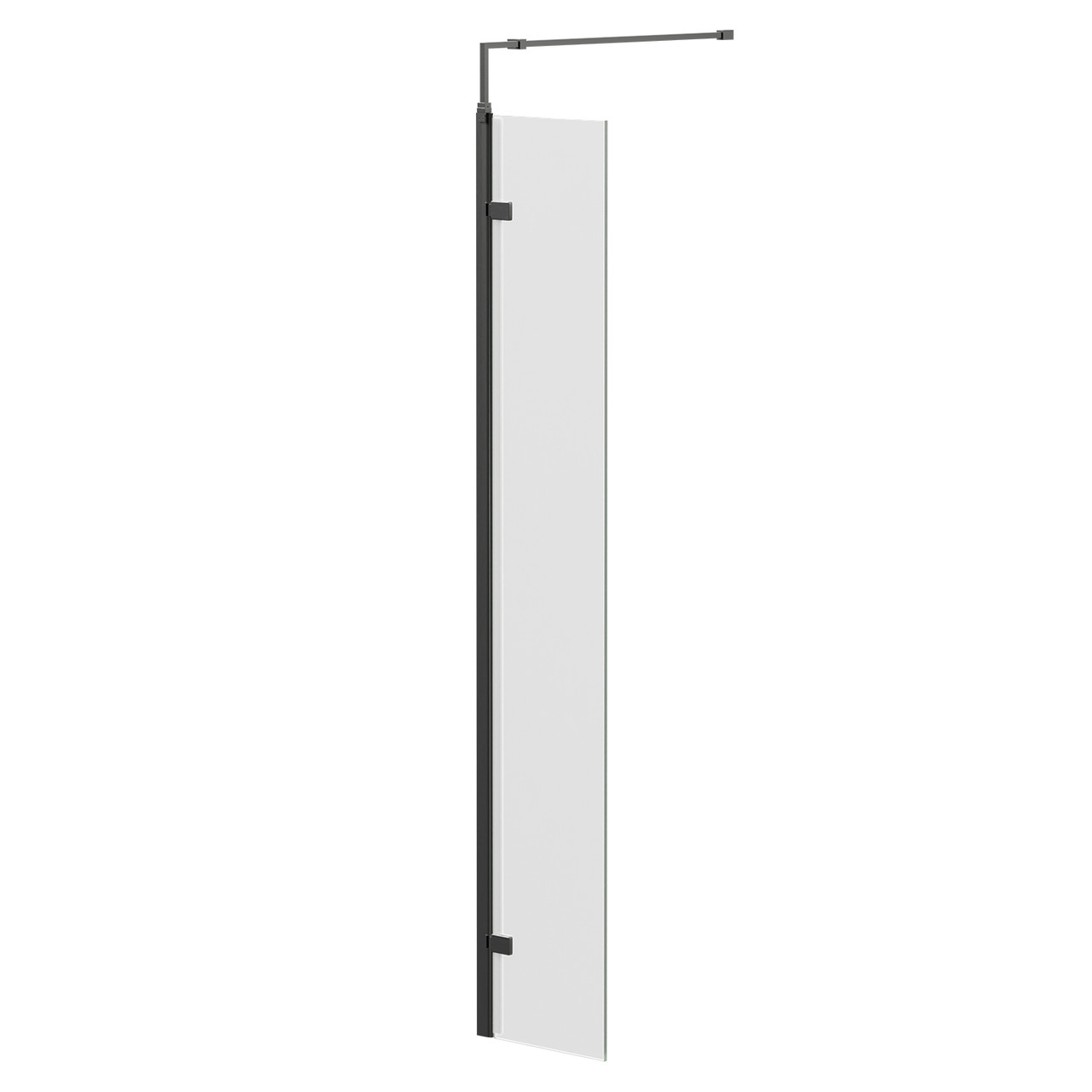 Colore 8mm Clear Glass Walk In Hinged Return Shower Screen