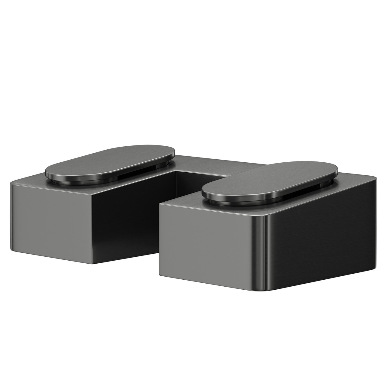 Colore Gunmetal Grey Support Retainer Foot | | Aluminium | 8Mm