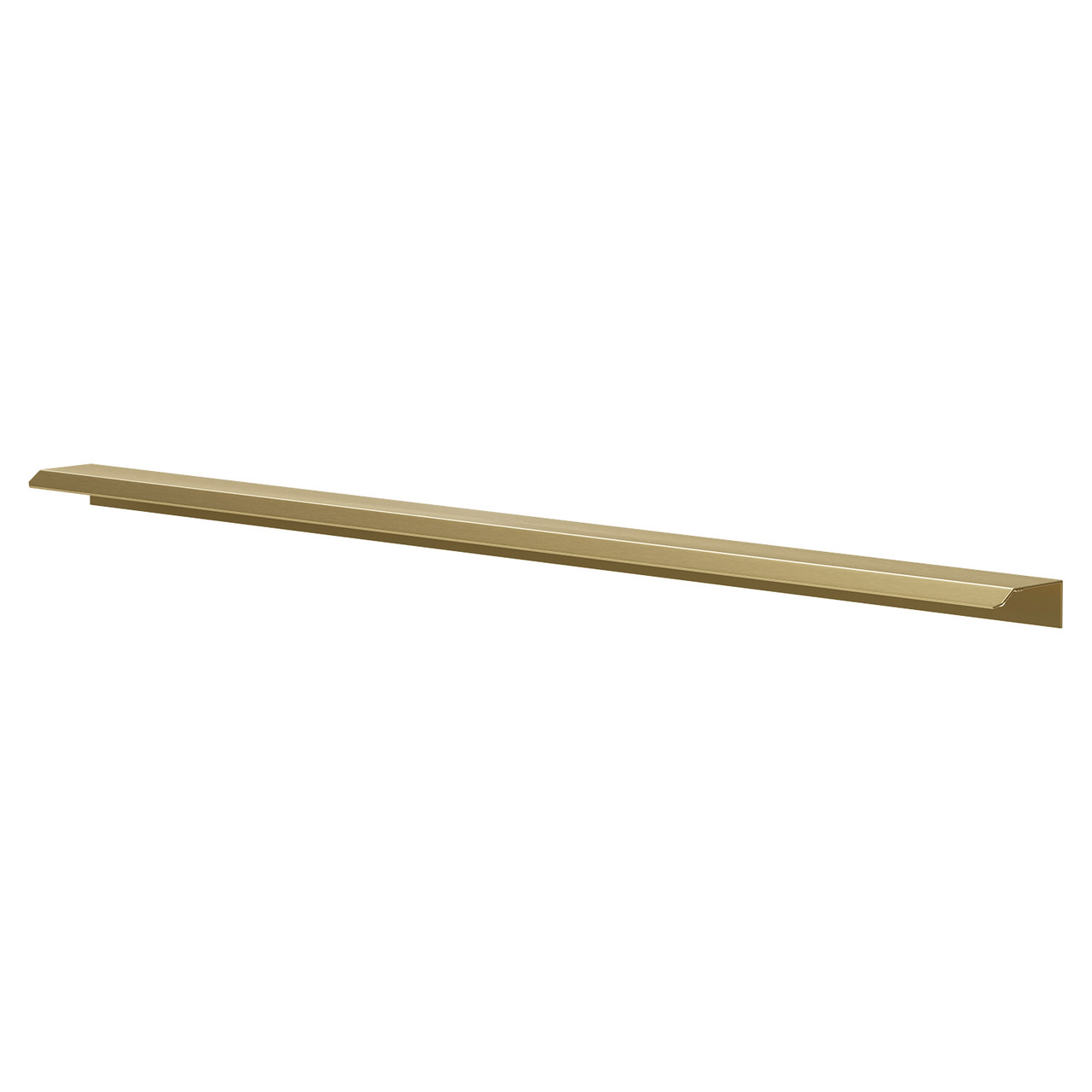 Colore Brushed Brass Finger Pull Handle | | Aluminium | 500Mm