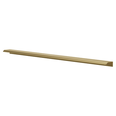 Colore Brushed Brass Finger Pull Handle | | Aluminium | 500Mm