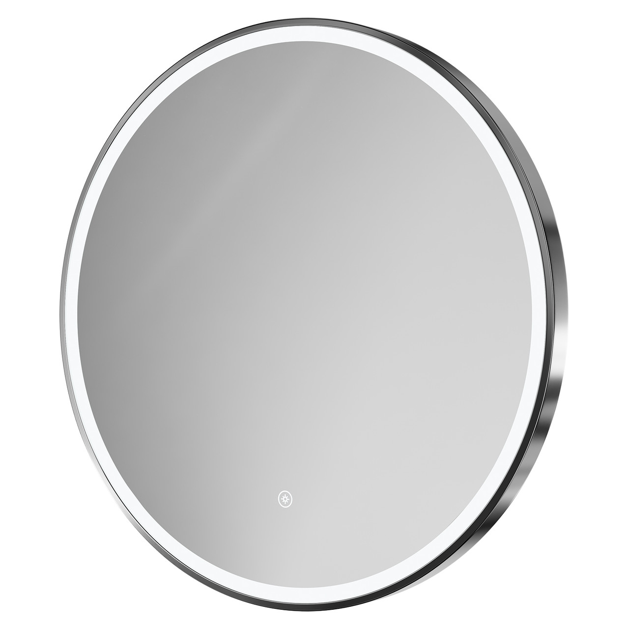 Ozark Round Illuminated Dimmable LED Mirror with Demister and Touch Sensor